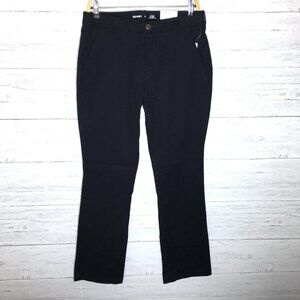 NEW Old Navy Women's Black Flare Leg Pants High Rise size 8 length 31"